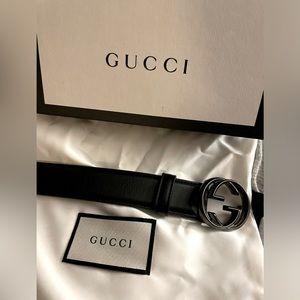 Authentic GUCCI Leather belt